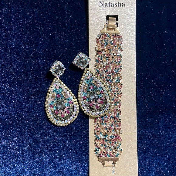 Natasha Bracelet Multi Color Stone Statement Bracelet Limited Edition ๐ ๐ ๐ฅ - Picture 5 of 11